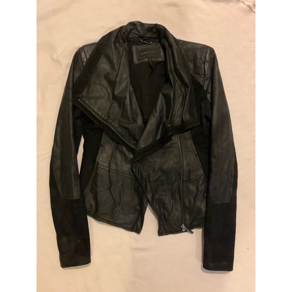 Black Suede/ Leather jacket
